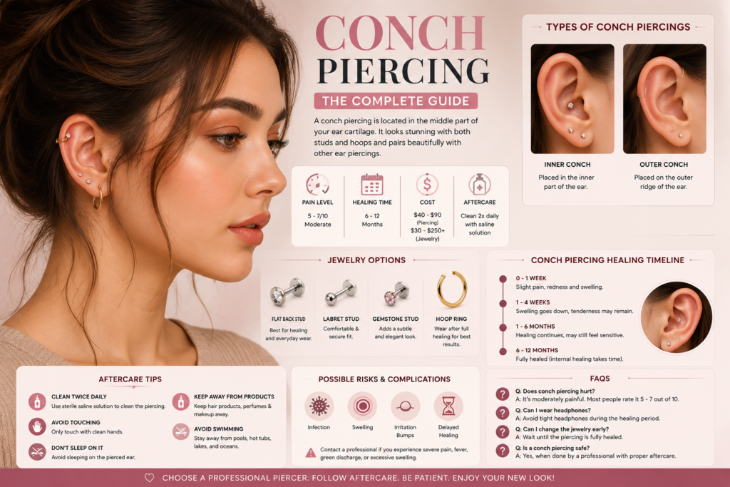 CONCH PIERCING
