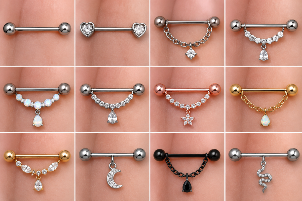 nipple piercings